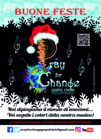 Pray For Change gospel Choir, siena, canto, musica, Natale, Concerto di Natale